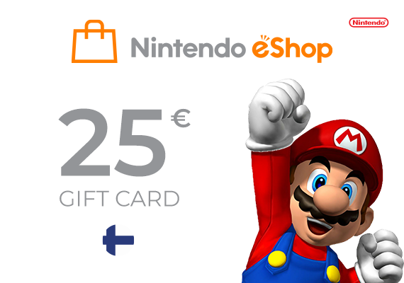 Nintendo eShop Card 25 EUR Key - FINLAND